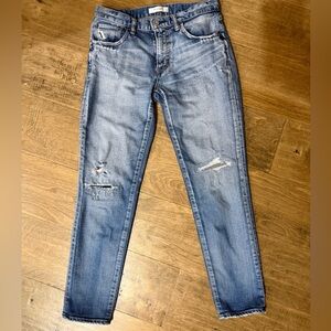 Women’s Moussy Vintage Faded Blue Ripped Skinny Jeans, 27